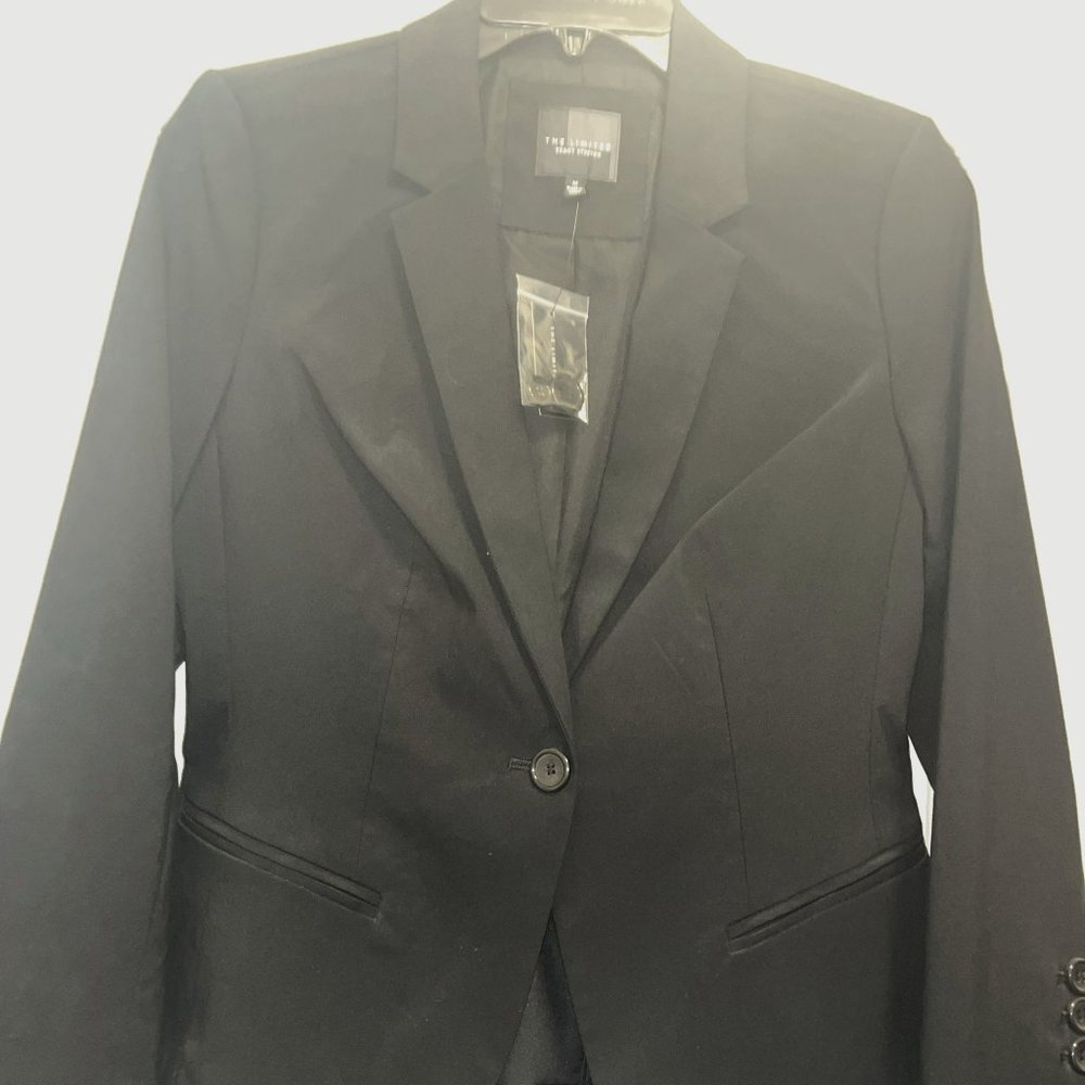 The Limited Exact Stretch Black Blazer M